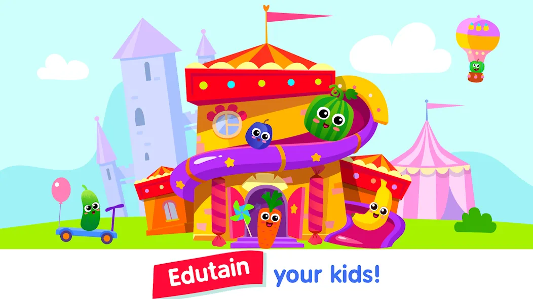 Взломанная Kids Learning games 4 toddlers  [МОД Unlimited Money] — последняя версия apk на Андроид screen 1