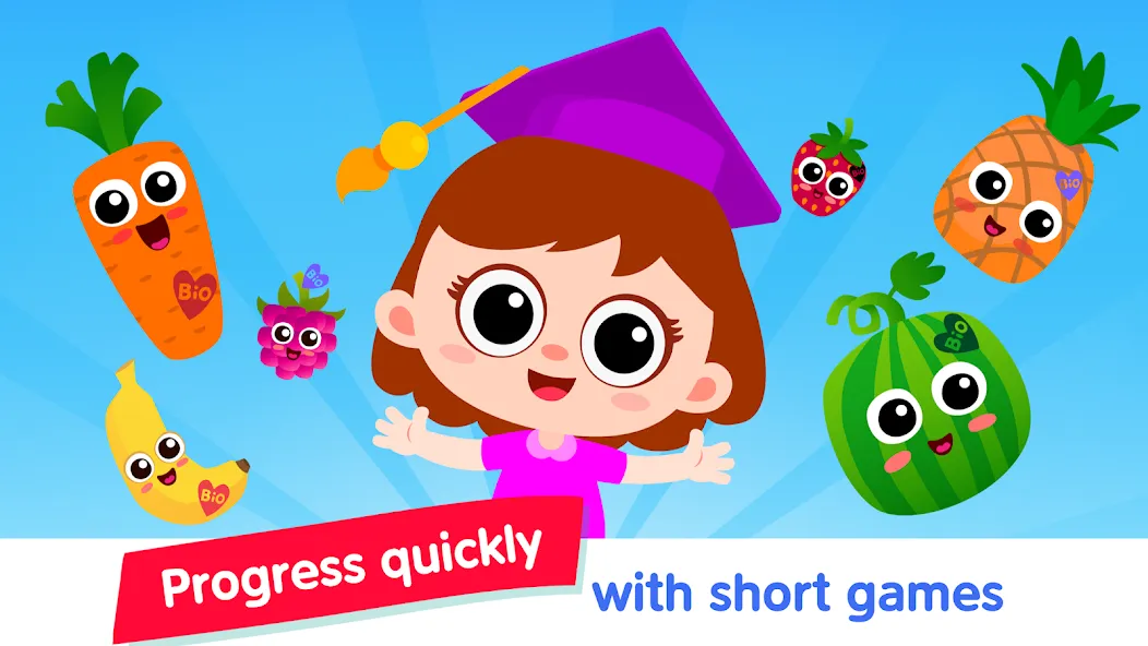 Взломанная Kids Learning games 4 toddlers  [МОД Unlimited Money] — последняя версия apk на Андроид screen 5