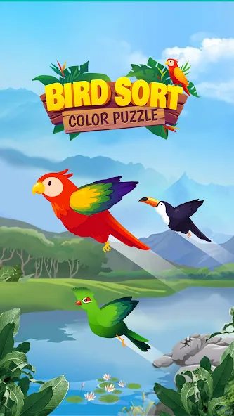 Скачать взломанную Bird Sort — Color Puzzle  [МОД Menu] — последняя версия apk на Андроид screen 5