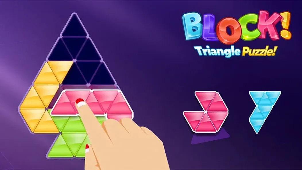 Взломанная Block! Triangle Puzzle:Tangram  [МОД Бесконечные деньги] — последняя версия apk на Андроид screen 2