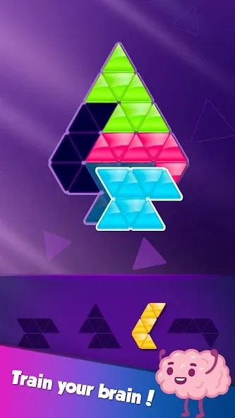 Взломанная Block! Triangle Puzzle:Tangram  [МОД Бесконечные деньги] — последняя версия apk на Андроид screen 4