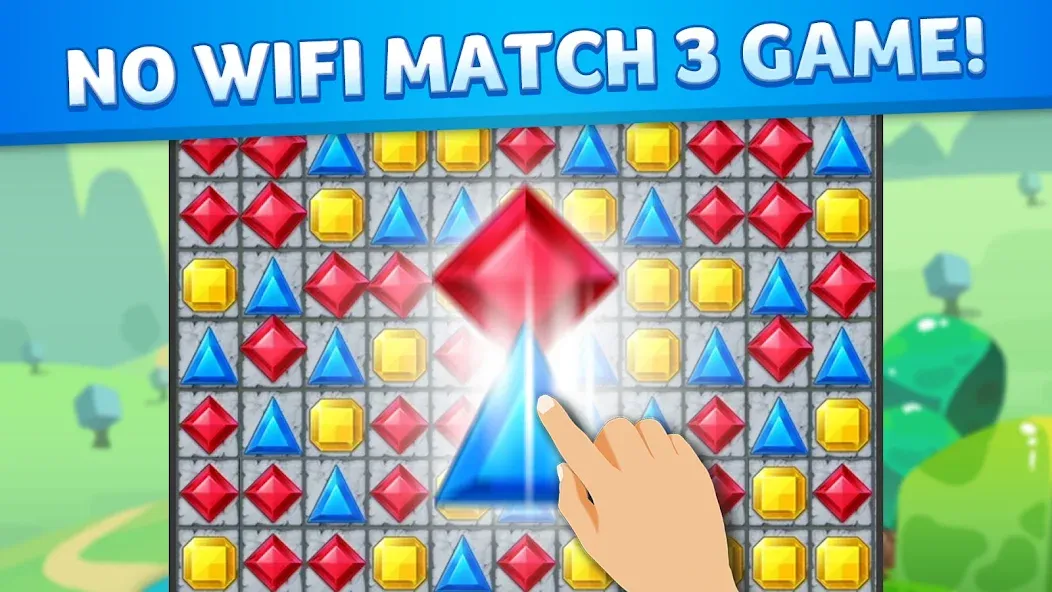 Взлом Jewel Match King  [МОД Mega Pack] — последняя версия apk на Андроид screen 1