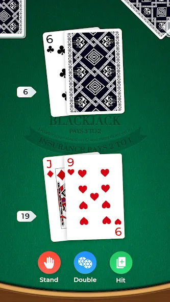 Скачать взлом Blackjack (Блэкджек)  [МОД Много монет] — полная версия apk на Андроид screen 2