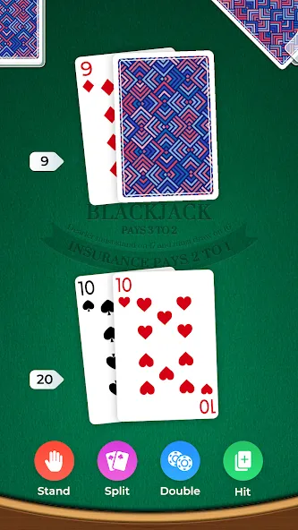 Скачать взлом Blackjack (Блэкджек)  [МОД Много монет] — полная версия apk на Андроид screen 4