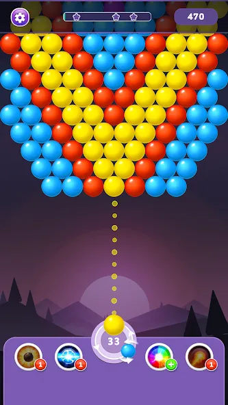 Взлом Bubble Shooter Rainbow  [МОД Бесконечные деньги] — стабильная версия apk на Андроид screen 2