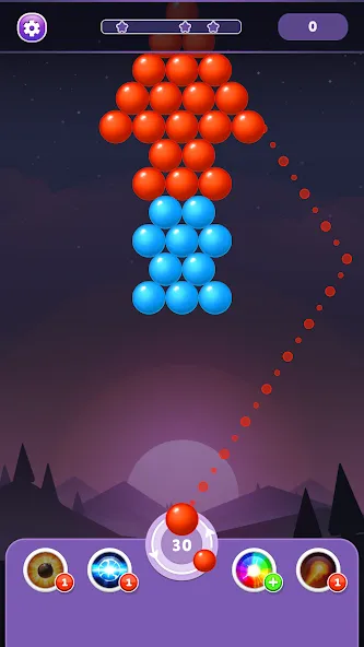 Взлом Bubble Shooter Rainbow  [МОД Бесконечные деньги] — стабильная версия apk на Андроид screen 3