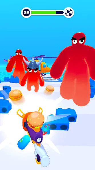 Взломанная Blob Shooter 3D — Assassin Hit  [МОД Unlimited Money] — полная версия apk на Андроид screen 4