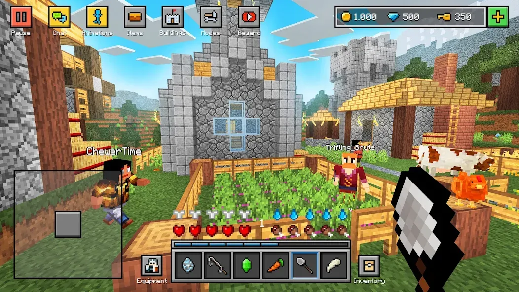 Взломанная Block World 3D: Craft & Build  [МОД Mega Pack] — последняя версия apk на Андроид screen 1