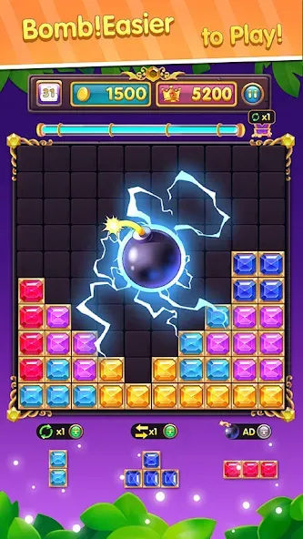 Взлом Block Puzzle: Block Blast!  [МОД Бесконечные монеты] — полная версия apk на Андроид screen 2