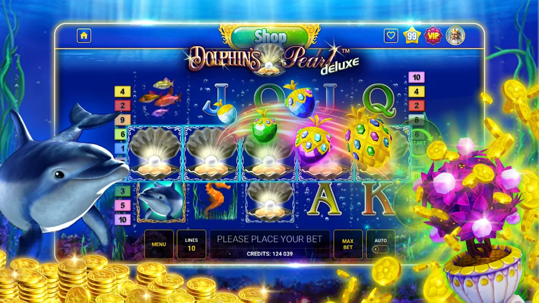 Скачать взломанную Bloom Boom Casino Slots Online (Блум Бум Казино Слоты Онлайн)  [МОД Много денег] — последняя версия apk на Андроид screen 5