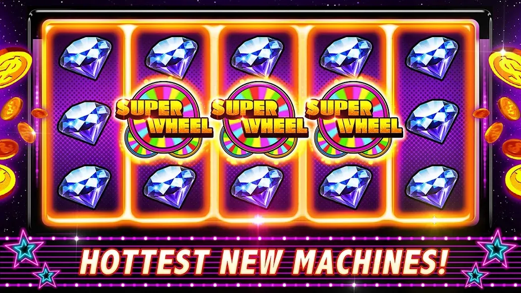 Взлом Super Win Slots — Vintage Slot (упер Вин Слотс)  [МОД Много монет] — полная версия apk на Андроид screen 2