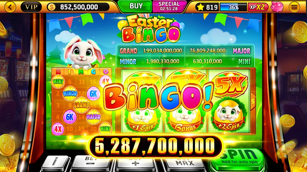 Взлом Wild Classic Slots Casino Game  [МОД Mega Pack] — стабильная версия apk на Андроид screen 3