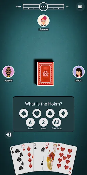 Скачать взломанную Hokm+  [МОД Много монет] — полная версия apk на Андроид screen 2