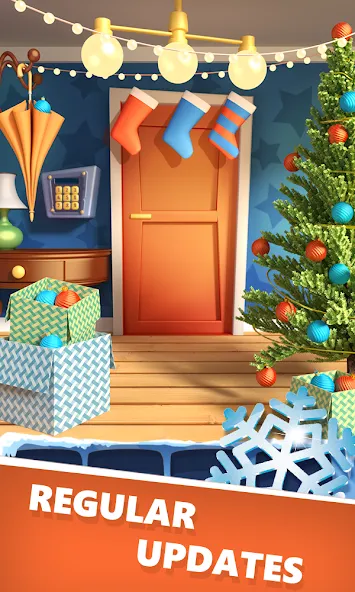 Взломанная Open 100 Doors — Christmas!  [МОД Все открыто] — полная версия apk на Андроид screen 5