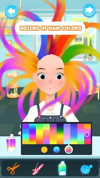 Взломанная Hair salon games : Hairdresser  [МОД Unlimited Money] — полная версия apk на Андроид screen 1