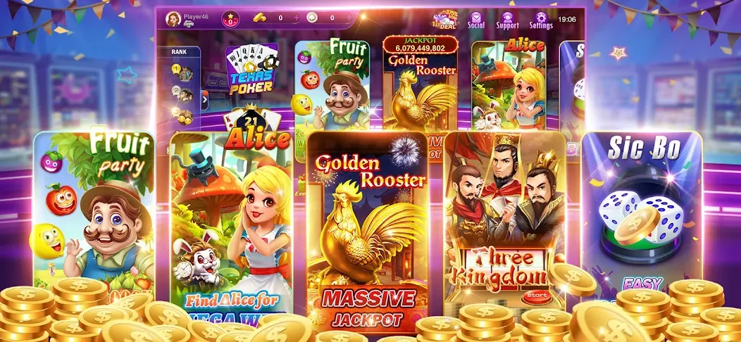 Скачать взлом Happy Poker Slots (Хэппи Покер Слоты)  [МОД Unlimited Money] — стабильная версия apk на Андроид screen 3