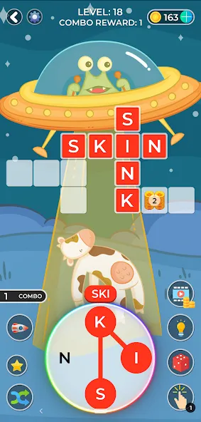 Скачать взлом Word Game. Crossword Search Pu  [МОД Mega Pack] — последняя версия apk на Андроид screen 3