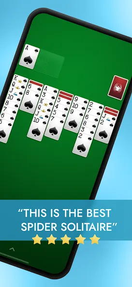 Скачать взломанную Spider Solitaire  [МОД Много монет] — последняя версия apk на Андроид screen 1