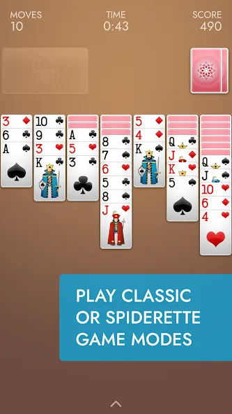 Скачать взломанную Spider Solitaire  [МОД Много монет] — последняя версия apk на Андроид screen 5