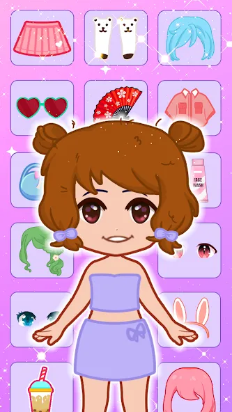 Взлом Doll Dress Up: Makeup Games (Долл Дресс Ап)  [МОД Mega Pack] — стабильная версия apk на Андроид screen 2