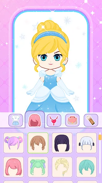 Взлом Doll Dress Up: Makeup Games (Долл Дресс Ап)  [МОД Mega Pack] — стабильная версия apk на Андроид screen 4