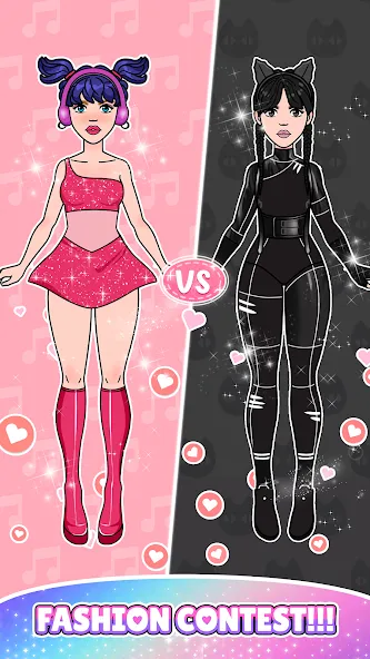 Взломанная Paper Doll: Fashion Dress Up (Свит Пейпер Долл)  [МОД Unlocked] — стабильная версия apk на Андроид screen 4