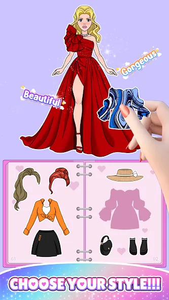 Взломанная Paper Doll: Fashion Dress Up (Свит Пейпер Долл)  [МОД Unlocked] — стабильная версия apk на Андроид screen 5