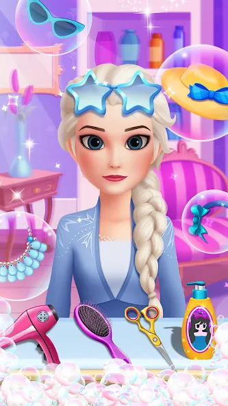 Взлом Hair Salon: Beauty Salon Game (Хэр Салон)  [МОД Unlimited Money] — полная версия apk на Андроид screen 1