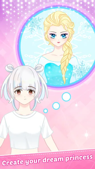 Скачать взлом Princess Dress Up — Sweet Doll (Принцесса нарядиться)  [МОД Unlocked] — стабильная версия apk на Андроид screen 1