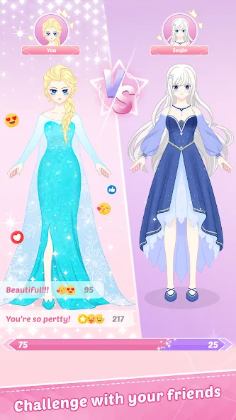 Скачать взлом Princess Dress Up — Sweet Doll (Принцесса нарядиться)  [МОД Unlocked] — стабильная версия apk на Андроид screen 5