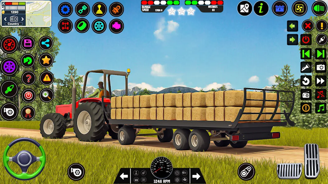 Скачать взломанную Indian Tractor Game Farming 3D  [МОД Все открыто] — полная версия apk на Андроид screen 4