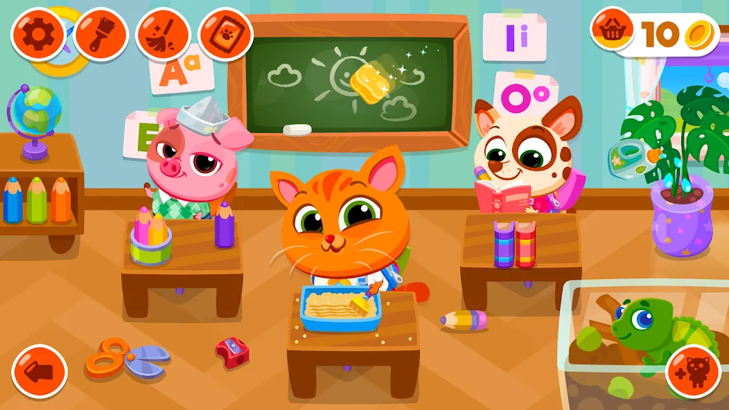 Взлом Bubbu School — My Virtual Pets (Буббу Скул)  [МОД Все открыто] — последняя версия apk на Андроид screen 1