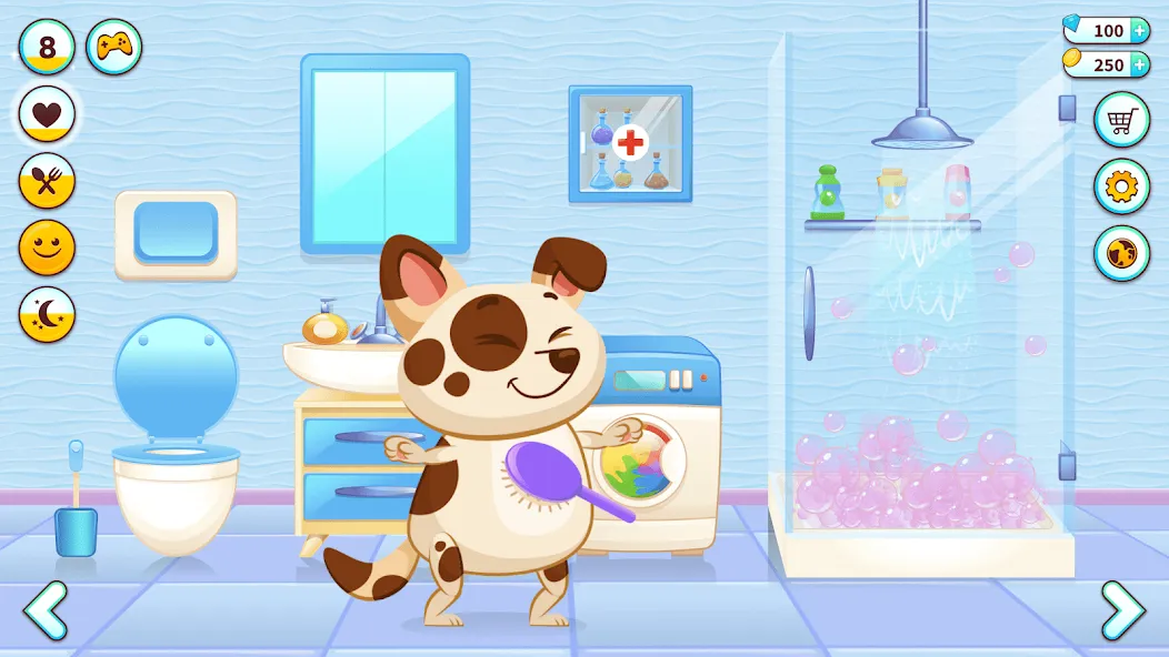 Скачать взломанную Duddu — My Virtual Pet Dog  [МОД Много монет] — полная версия apk на Андроид screen 1