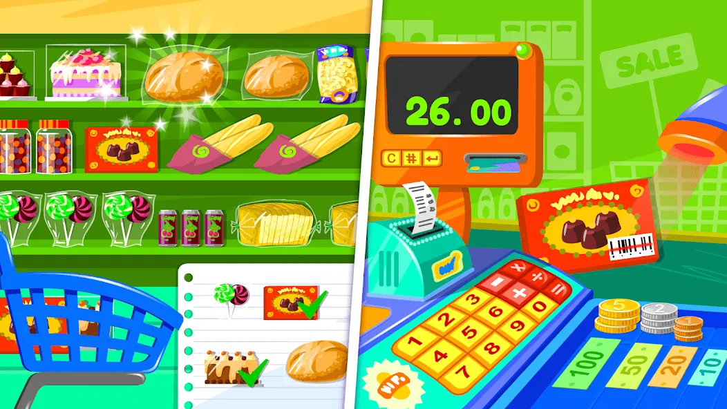 Скачать взлом Supermarket Game 2  [МОД Много монет] — полная версия apk на Андроид screen 2