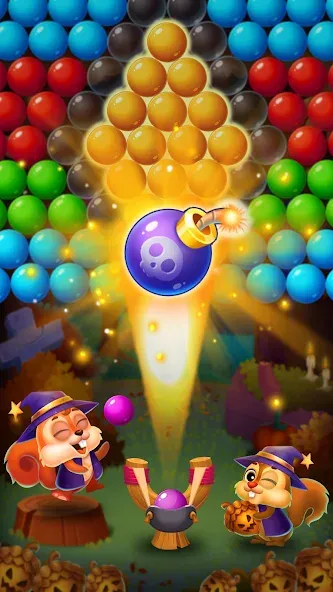 Скачать взлом Bubble Shooter Rescue (Бабл Шутер Рескью)  [МОД Много монет] — последняя версия apk на Андроид screen 5