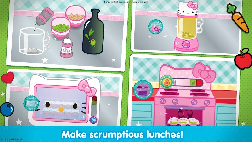 Взломанная Hello Kitty Lunchbox  [МОД Много денег] — стабильная версия apk на Андроид screen 2