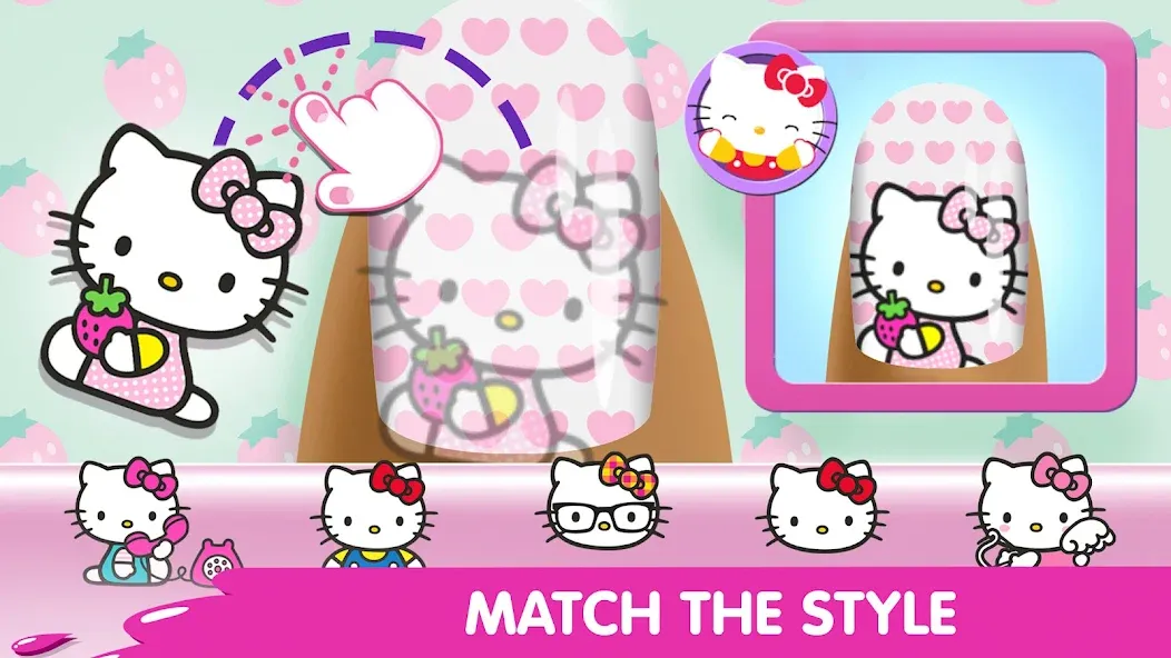 Взломанная Hello Kitty Nail Salon  [МОД Unlocked] — последняя версия apk на Андроид screen 3