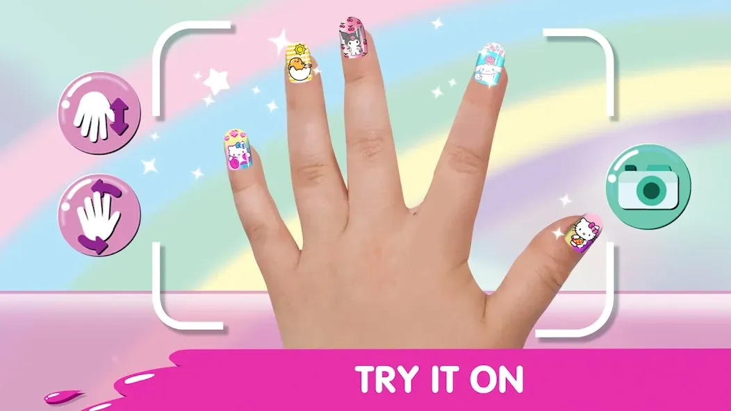 Взломанная Hello Kitty Nail Salon  [МОД Unlocked] — последняя версия apk на Андроид screen 4