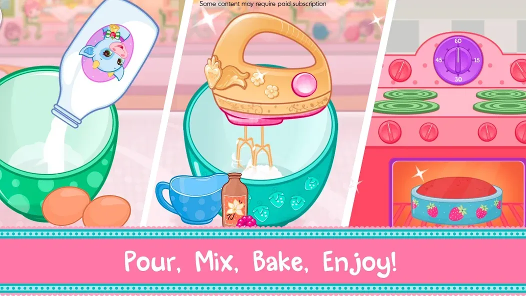 Взломанная Strawberry Shortcake Bake Shop  [МОД Много монет] — полная версия apk на Андроид screen 2