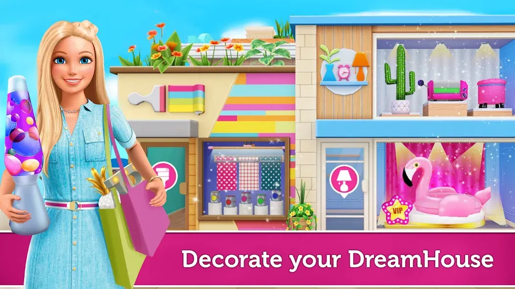 Взлом Barbie Dreamhouse Adventures (Барби Приключения в доме мечты)  [МОД Много денег] — полная версия apk на Андроид screen 1