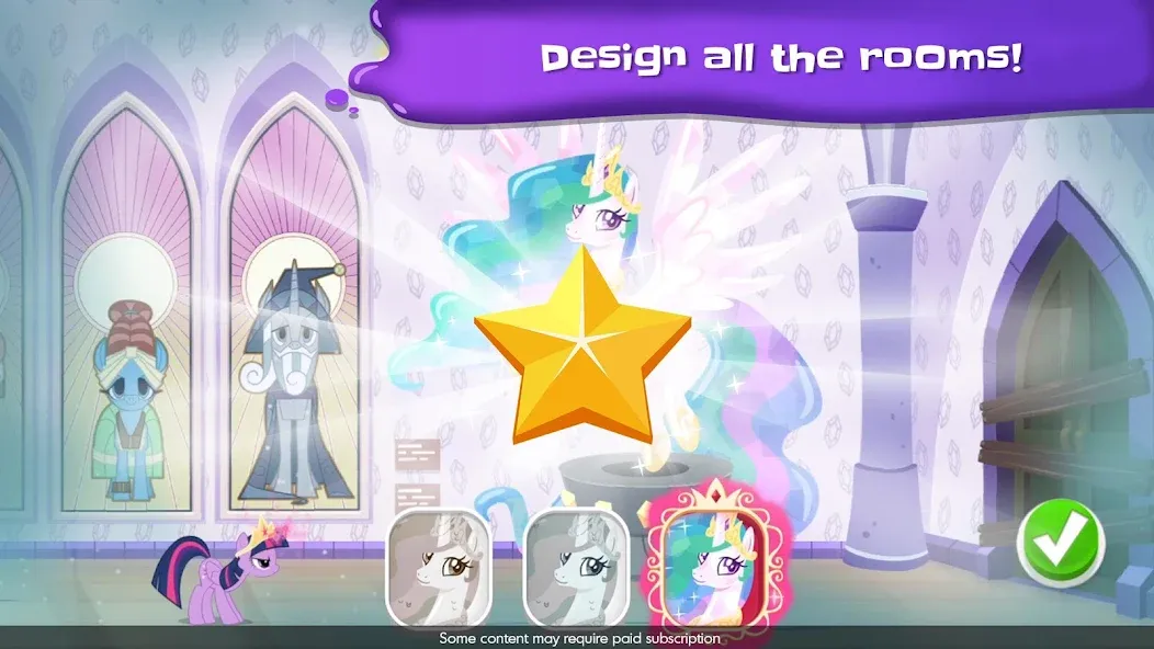 Взломанная My Little Pony Color By Magic (Май Литл Пони)  [МОД Mega Pack] — стабильная версия apk на Андроид screen 3