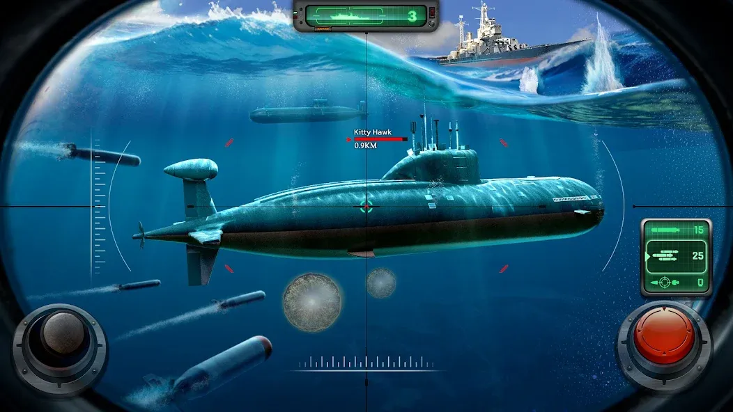 Скачать взломанную Sea War: Raid (Юбоат)  [МОД Бесконечные деньги] — стабильная версия apk на Андроид screen 3