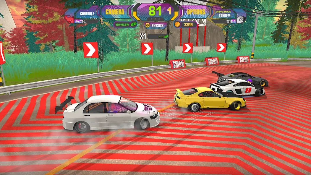 Скачать взлом Project Drift 2.0 : Online  [МОД Mega Pack] — последняя версия apk на Андроид screen 2