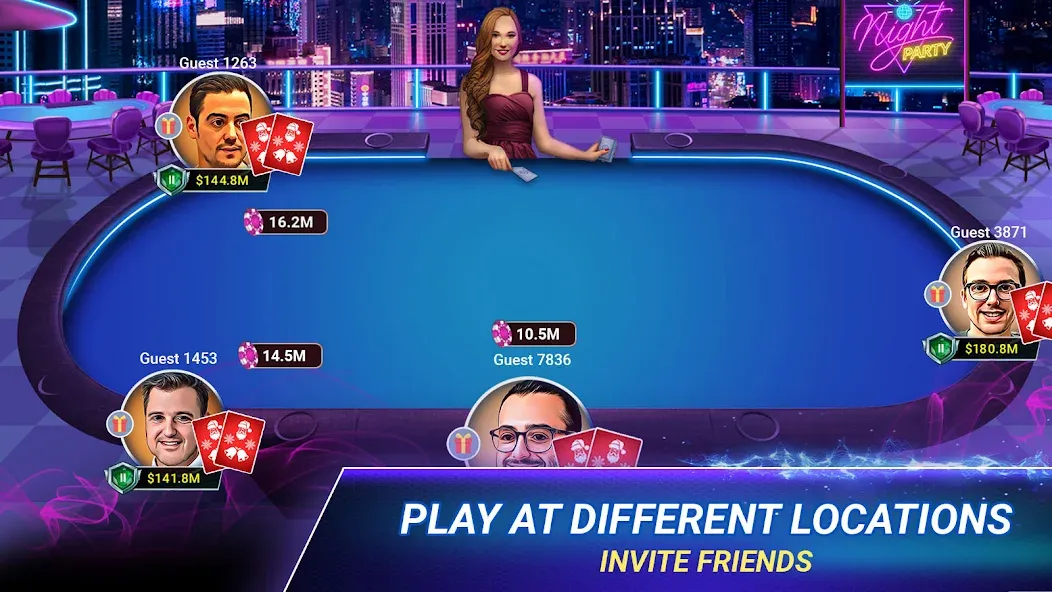 Взлом Poker Zmist — Offline & Online (Покер Змст)  [МОД Unlimited Money] — стабильная версия apk на Андроид screen 1