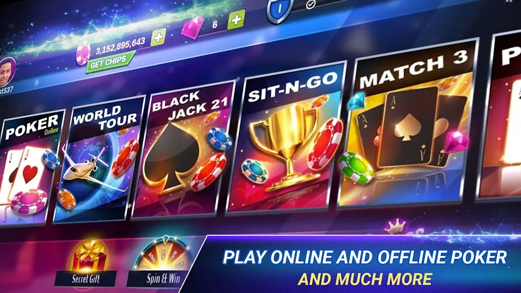 Взлом Poker Zmist — Offline & Online (Покер Змст)  [МОД Unlimited Money] — стабильная версия apk на Андроид screen 2