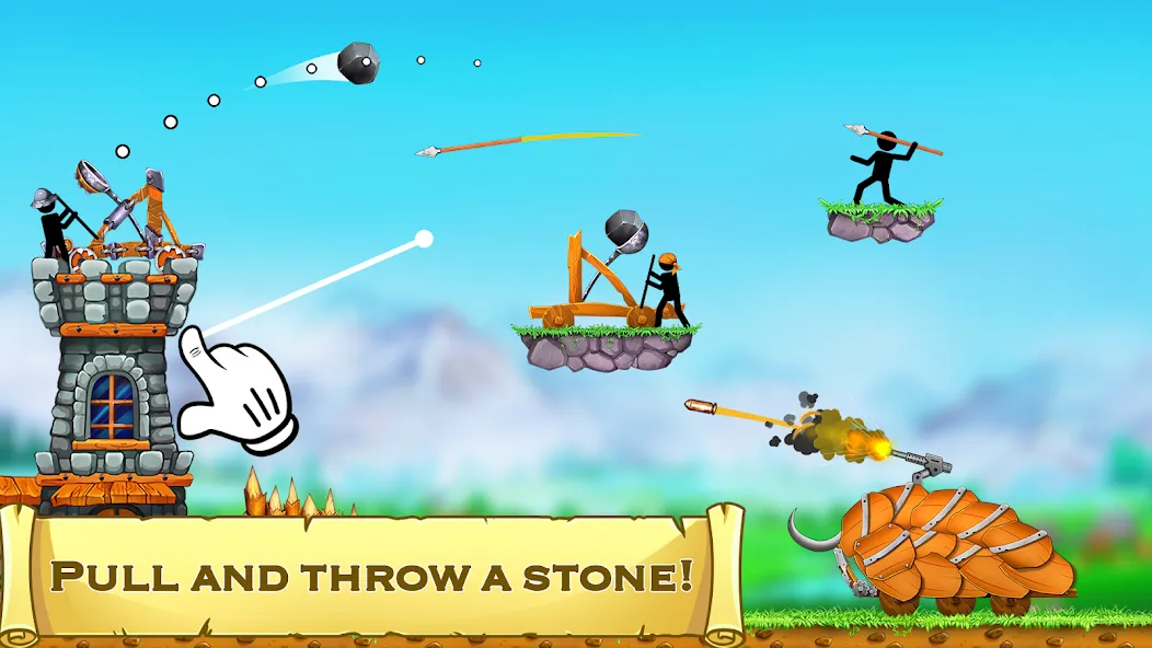 Взломанная The Catapult 2 : bone masters  [МОД Mega Pack] — последняя версия apk на Андроид screen 2