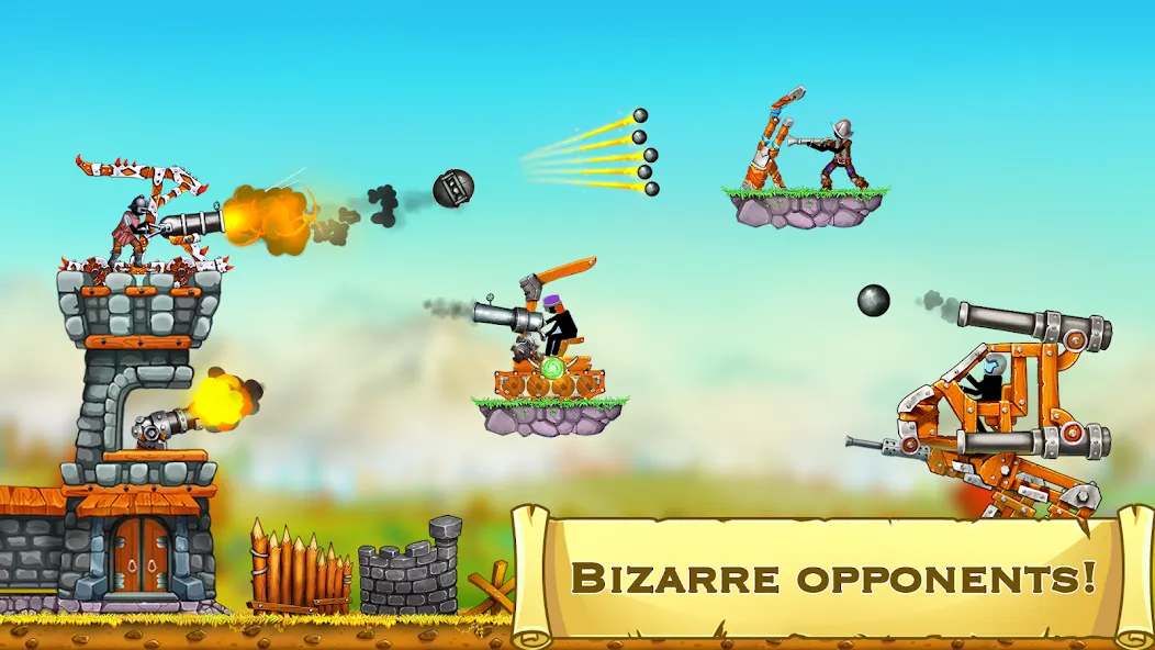 Взломанная The Catapult 2 : bone masters  [МОД Mega Pack] — последняя версия apk на Андроид screen 3