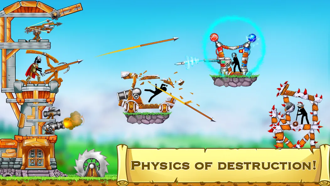 Взломанная The Catapult 2 : bone masters  [МОД Mega Pack] — последняя версия apk на Андроид screen 5