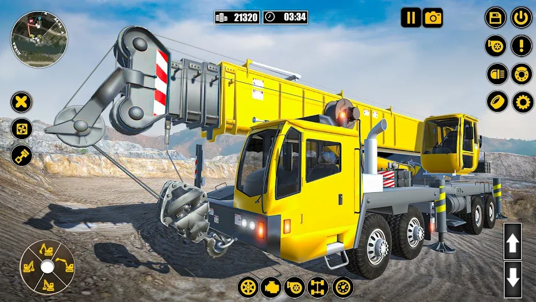 Скачать взлом Construction Machine Real JCB  [МОД Mega Pack] — стабильная версия apk на Андроид screen 3