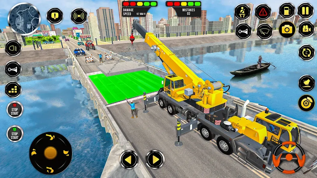 Скачать взлом Construction Machine Real JCB  [МОД Mega Pack] — стабильная версия apk на Андроид screen 5